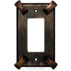Hammerhein Switchplate Rocker/GFI Switchplate in Antique Copper