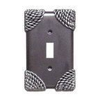 Roguery Switchplate Single Toggle Switchplate in Pewter with Copper Wash