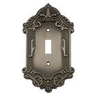 Single Toggle Switchplate in Antique Pewter