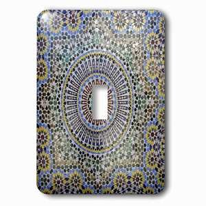 Jazzy Wallplates - Switchplate With Mosaic Wall For Fountain