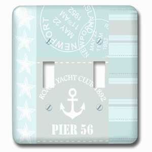 Jazzy Wallplates - Wallplate with Nautical Graphic With Typography
