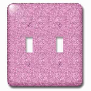 Jazzy Wallplates - Switchplate With Pink Glitter Glitzy Glam Sparkly Art