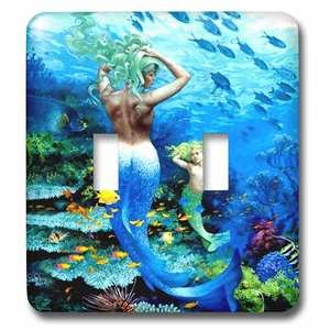 Jazzy Wallplates - Wallplate With Mermaid