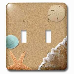 Jazzy Wallplates - Switch Plate With Sandy Beach With Shells