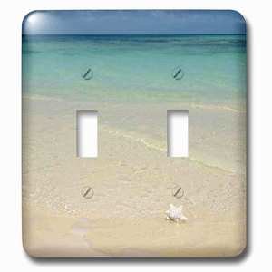Jazzy Wallplates - Wall Plate With Conch Shell On The Beach At Bones Bight
