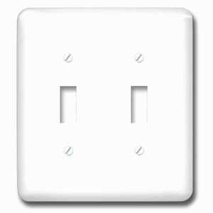 Jazzy Wallplates -Switch Plate With Pure White