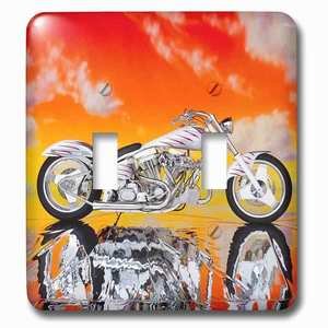Jazzy Wallplates - Wallplate With Harley-Davidson® Motorcycle