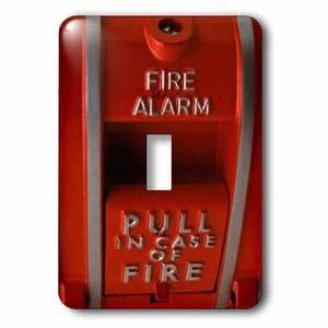 Jazzy Wallplates - Wallplate With Red Fire Box