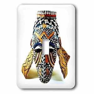 Jazzy Wallplates - Wallplate With African Mask