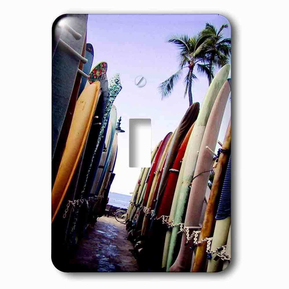 Single Toggle Wallplate With Surf Board