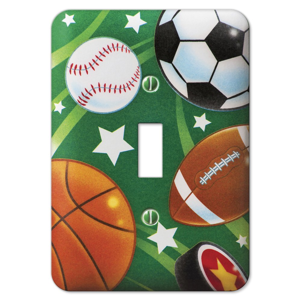 Sports Single Toggle Wallplate in Painted