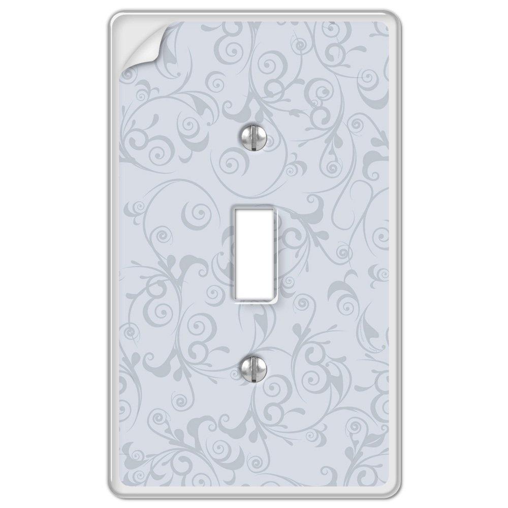 Paper-It Clear Composite Single Toggle Wallplate in Clear