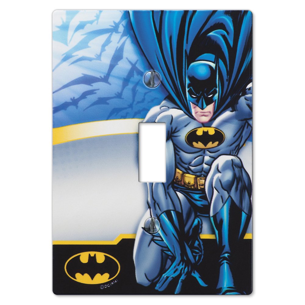 Batman Single Toggle Wallplate in Painted