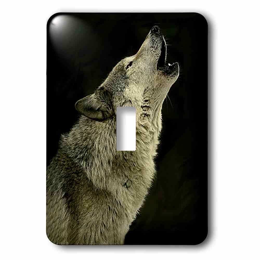 Single Toggle Wallplate With Timber Wolf ( lsp_724_1 ) from Animals  Collection by Jazzy Wallplates | Just Switchplates