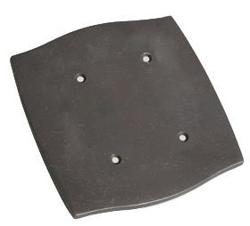 Colonial Double Blank Switchplate in Distressed Oil Rubbed Bronze