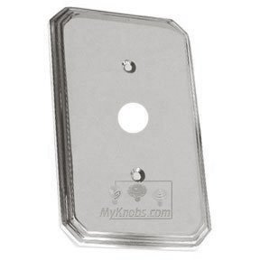 Deco Cable Jack Switchplate in Polished Chrome
