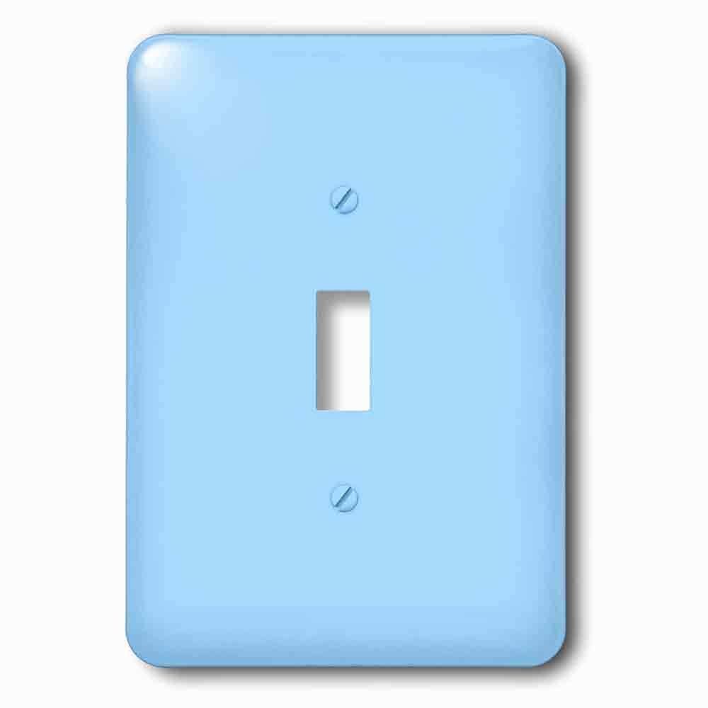 Single Toggle Wallplate With Clear Sky Blueart Designssolid Colors