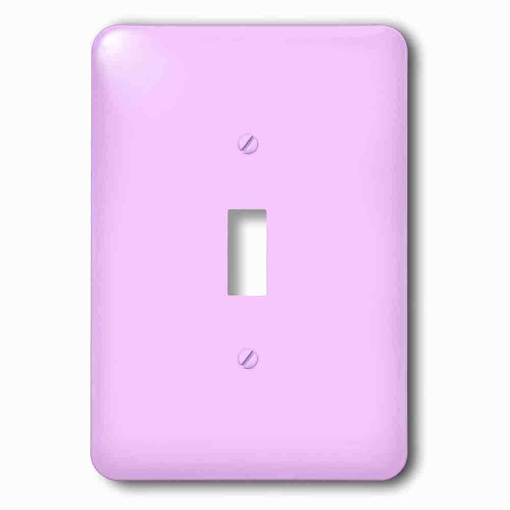 Single Toggle Wallplate With Cotton Candy Pinksolid Colorsart Designs