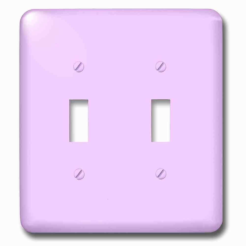 Double Toggle Wallplate With Cotton Candy Pinksolid Colorsart Designs