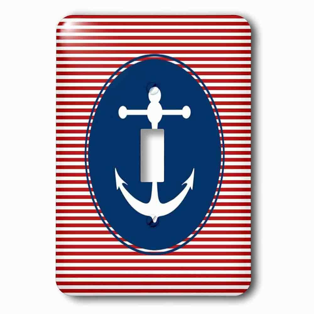 Single Toggle Wallplate With Anchor Yacht Club Beach Art Sailing And Water Sports Designs
