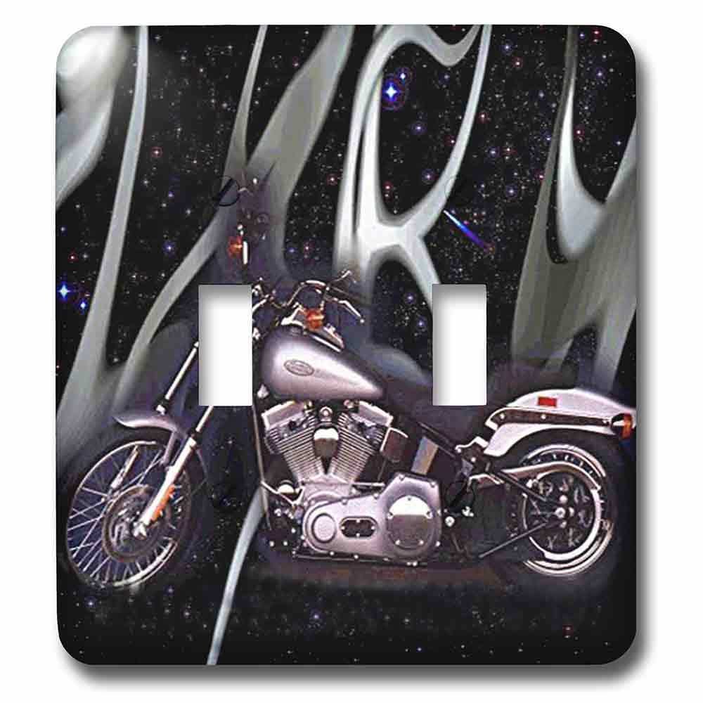 Double Toggle Switch Plate With Harley-Davidson® Motorcycle