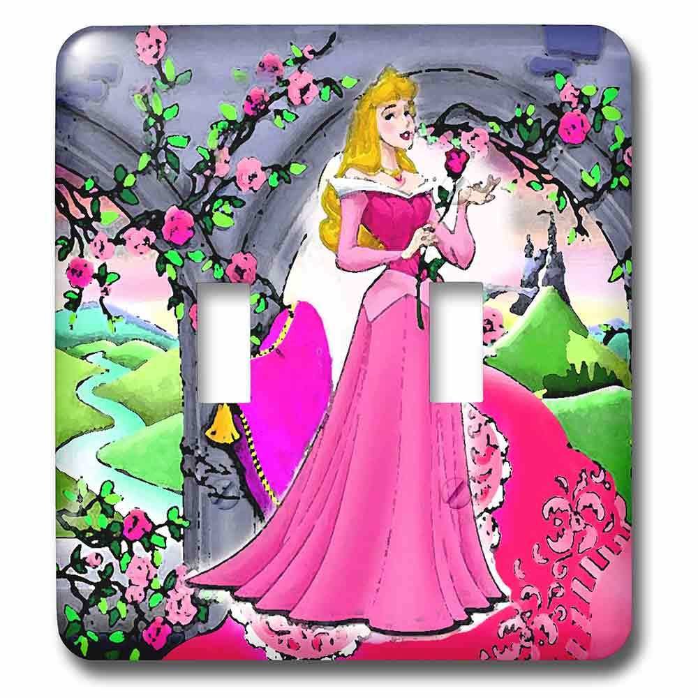 Double Toggle Switchplate With Beautiful Princess