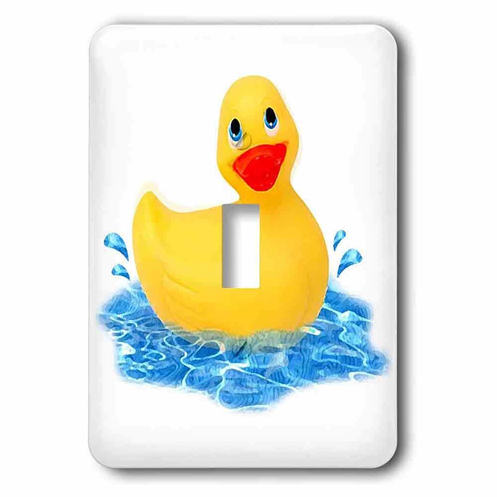 Single Toggle Wallplate With Rubber Duck