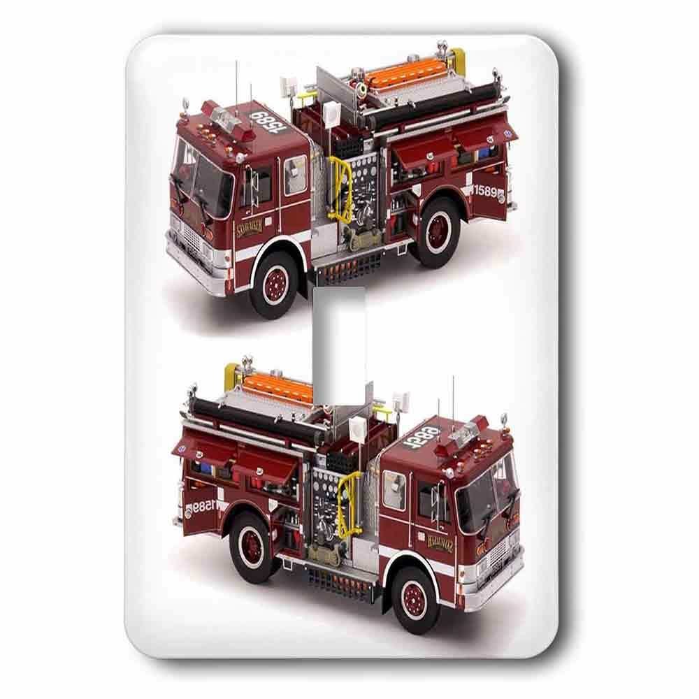 Single Toggle Wallplate With Fire Truck