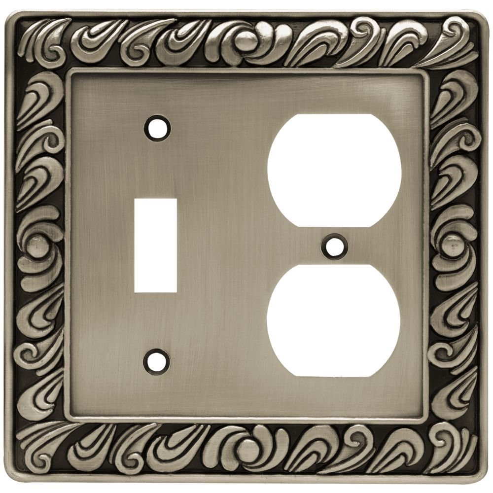 Combo Single Toggle Single Outlet in Brushed Satin Pewter