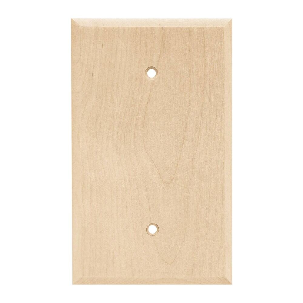 Single Blank Plate in Unfinished Birch Wood