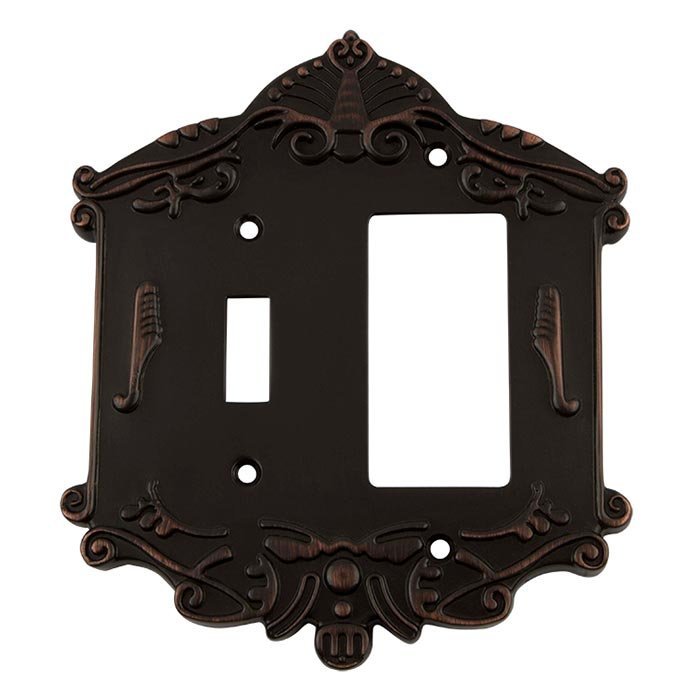 Toggle/Rocker Switchplate in Timeless Bronze