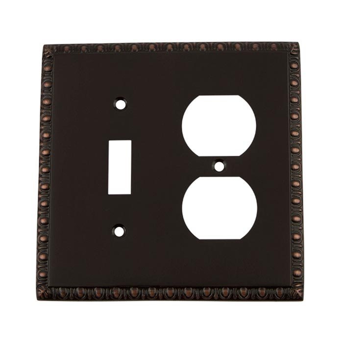Toggle/Duplex Switchplate in Timeless Bronze