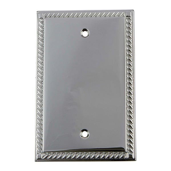 Blank Switchplate in Bright Chrome