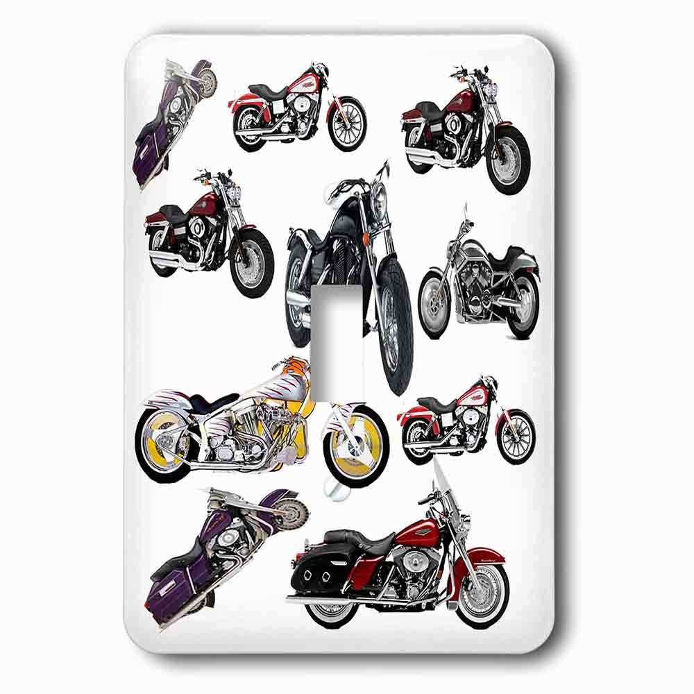 Single Toggle Wallplate With Harley-Davidson® Motorcycles