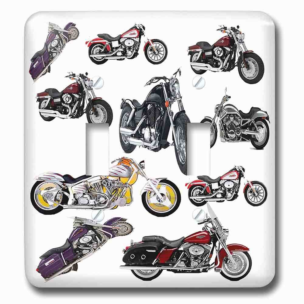 Double Toggle Wallplate With Harley-Davidson® Motorcycles
