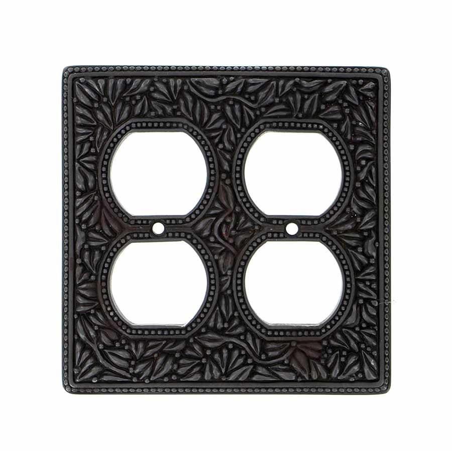Double Outlet Jumbo Switchplate in Oil Rubbed Bronze