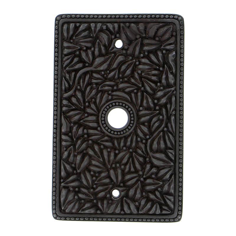 Single Cable Jumbo Switchplate in Oil Rubbed Bronze