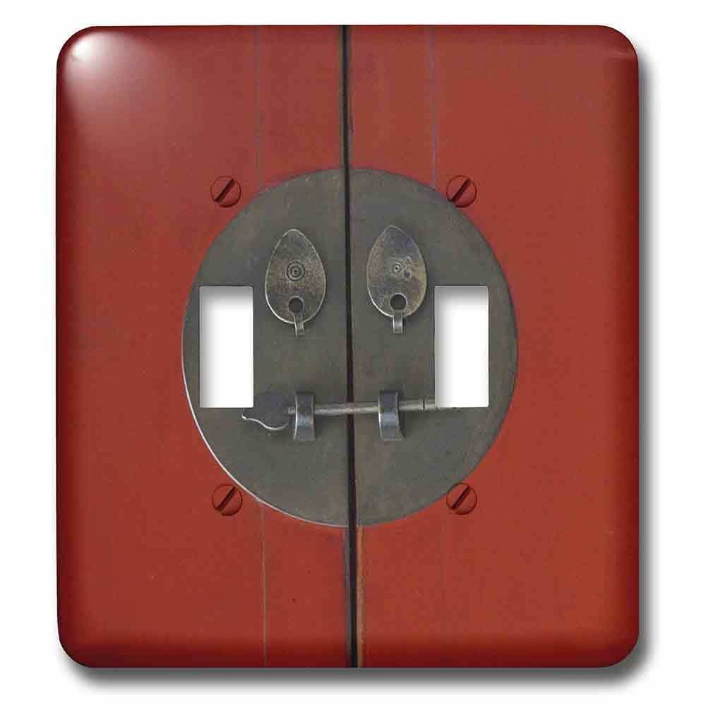 Double Toggle Wallplate With Oriental Lock