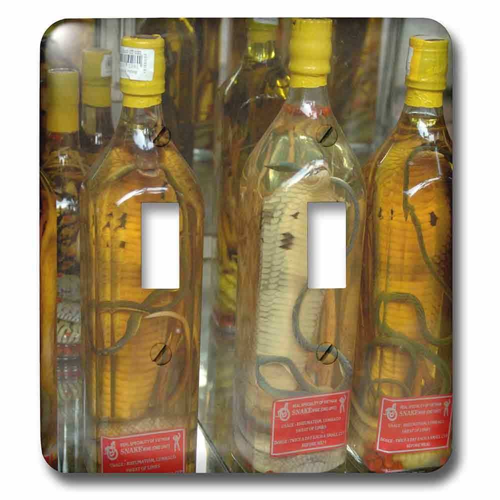 Double Toggle Wallplate With Snake Wine For Sale In A Saigon Store