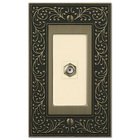 Single Cable Wallplate in Brushed Brass