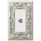 Single Cable Wallplate in Antique White