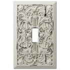 Single Toggle Wallplate in Antique White