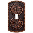 Resin Single Toggle Wallplate in Antique Bronze
