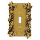Grapes Single Toggle Switchplate in Antique Bronze