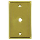 Solid Brass Cable Cover Switchplate in PVD Brass