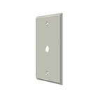 Solid Brass Cable Cover Switchplate in Brushed Nickel