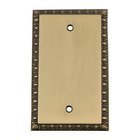 Blank Switchplate in Antique Brass