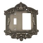 Toggle/Rocker Switchplate in Antique Pewter