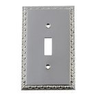 Single Toggle Switchplate in Bright Chrome
