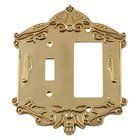 Toggle/Rocker Switchplate in Polished Brass